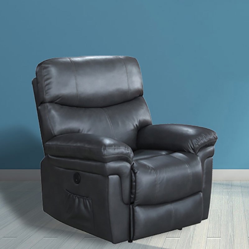 7258 fauteuil inclinable électrique en cuir fauteuil élévateur de massage avec repose-pieds rétractable